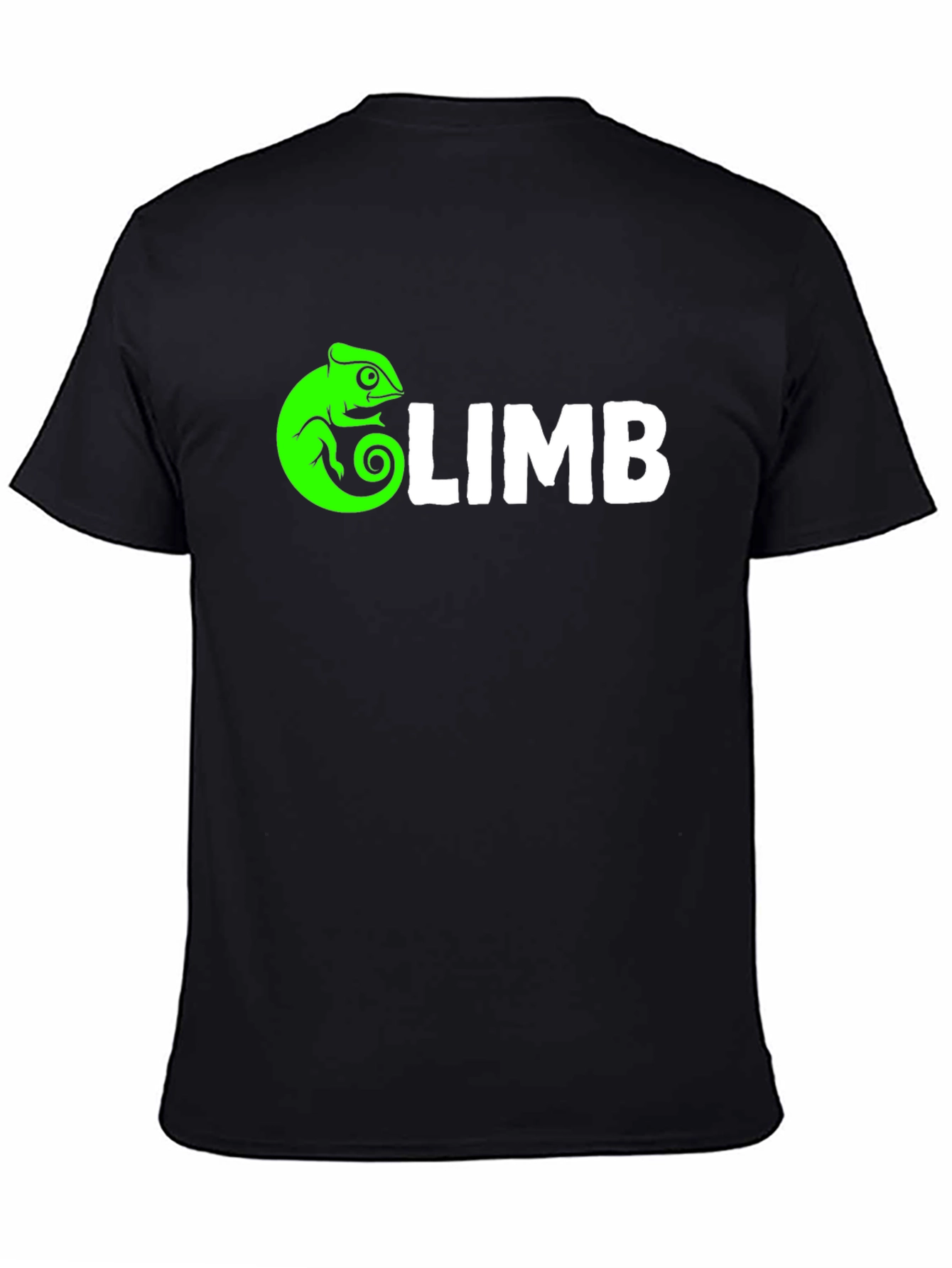 Climb Chameleon T-Shirt - Cool Graphic Tee