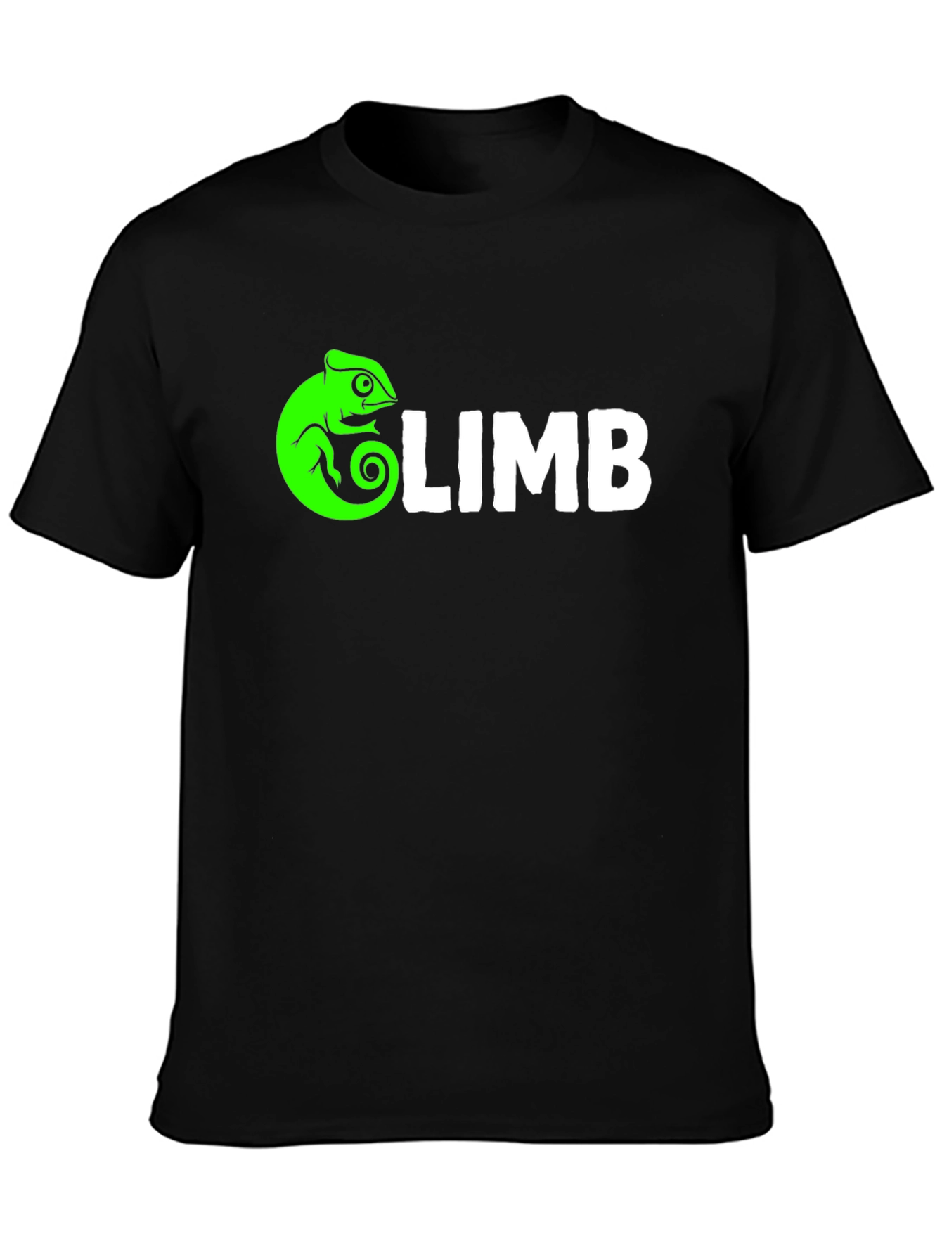 Climb Chameleon T-Shirt - Cool Graphic Tee