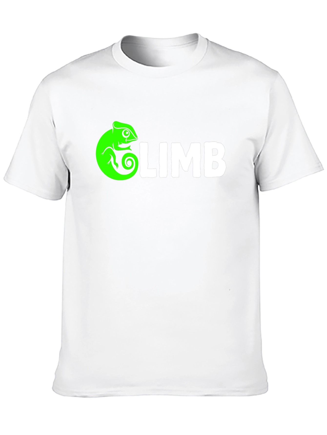 Climb Chameleon T-Shirt - Cool Graphic Tee