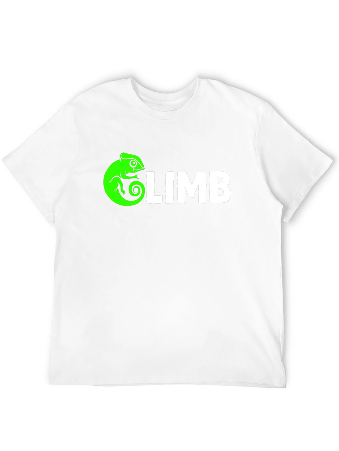 Climb Chameleon T-Shirt - Cool Graphic Tee