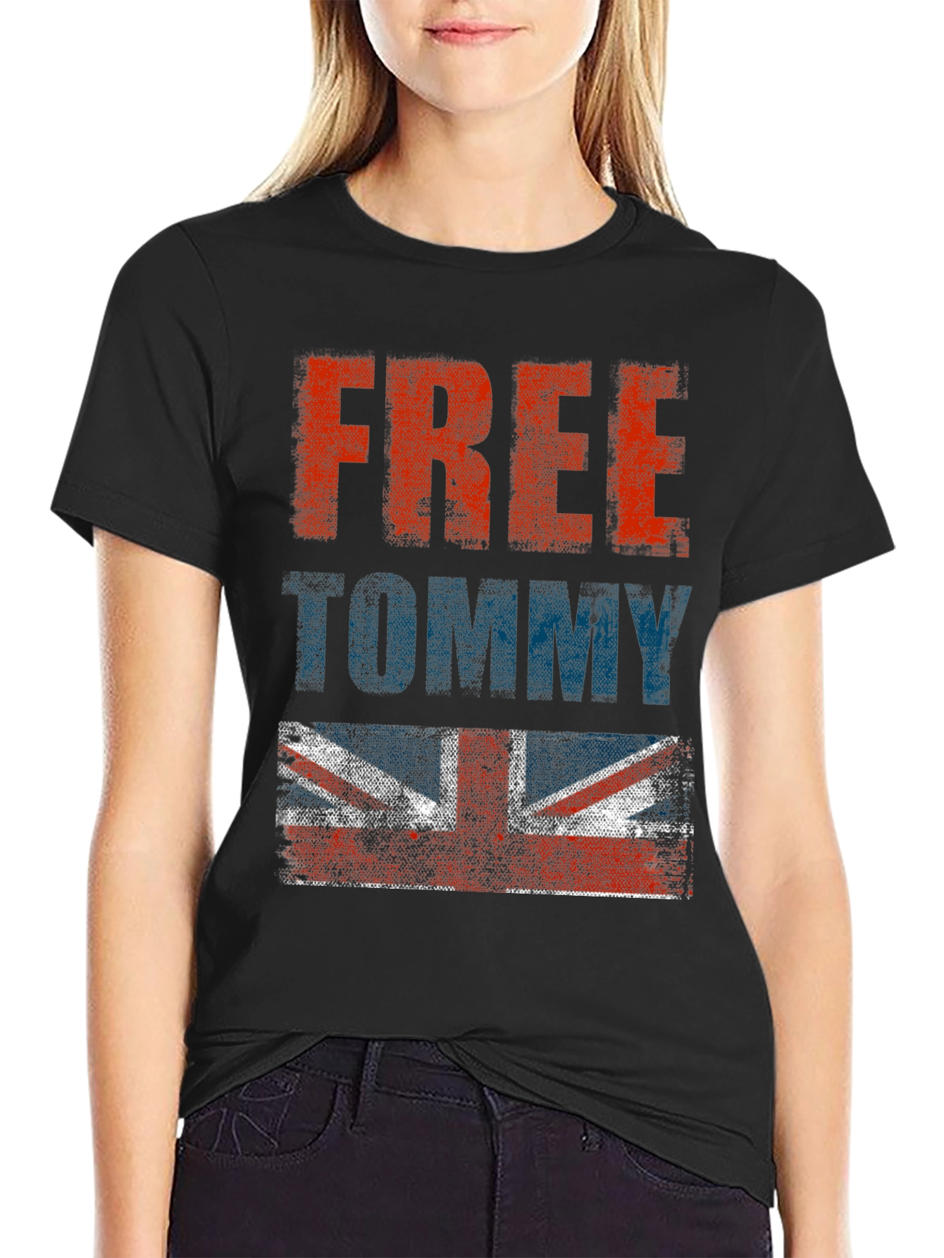 Free Tommy British Flag T-Shirt