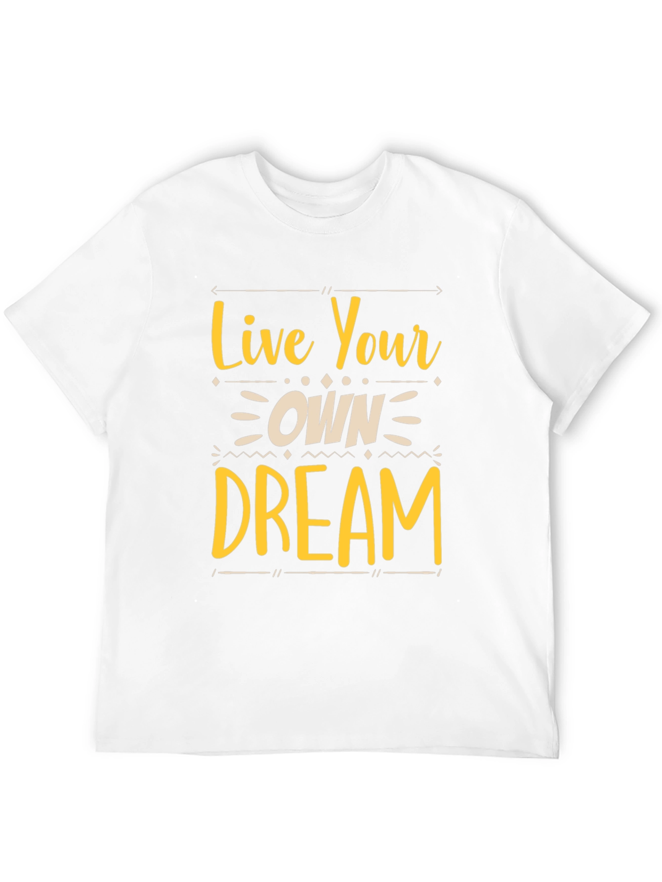 Live Your Own Dream Graphic Tee - Black