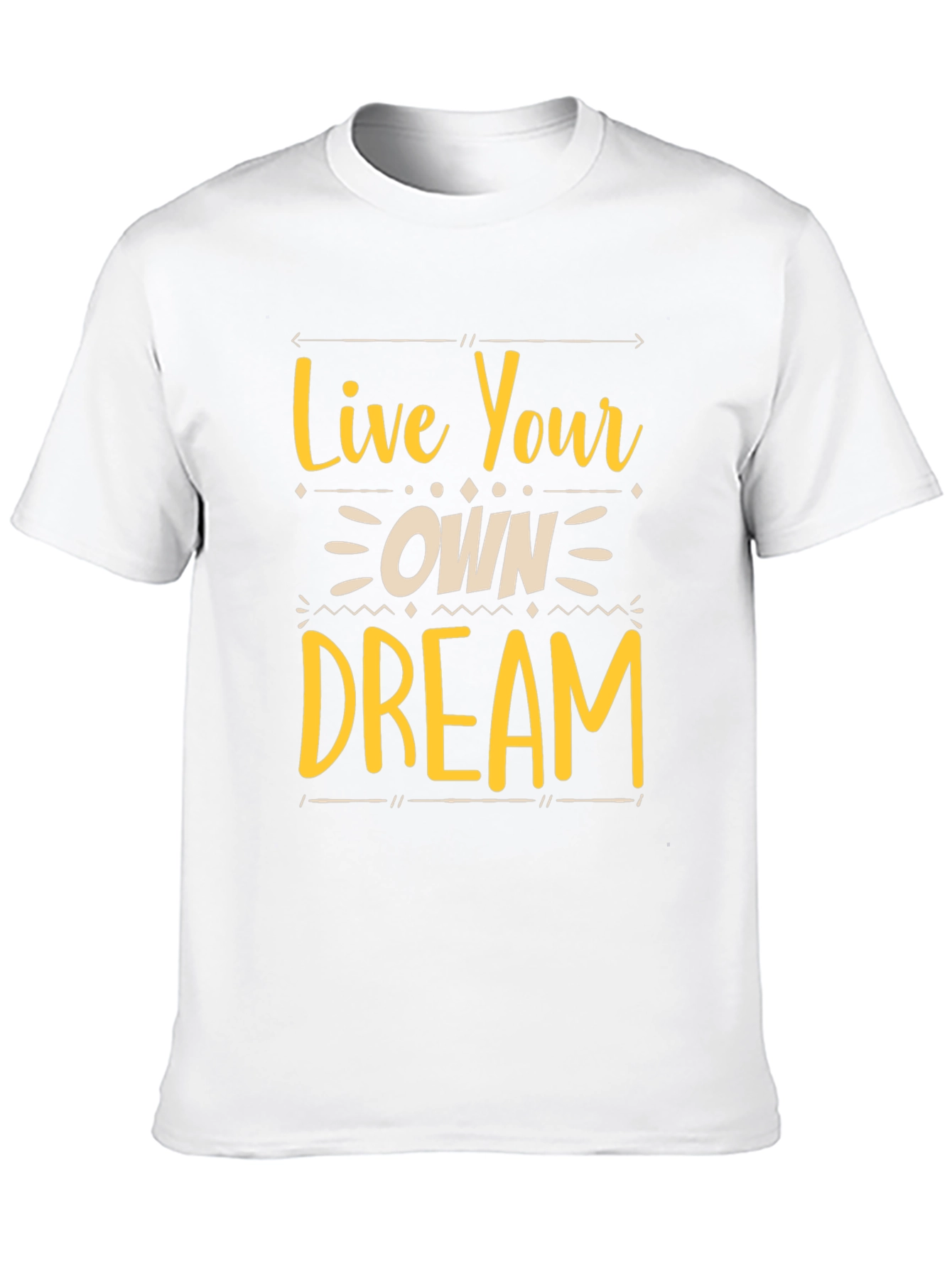 Live Your Own Dream Graphic Tee - Black