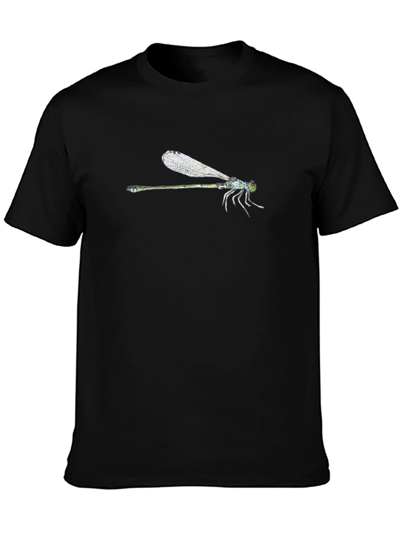 Dragonfly Graphic Black T-Shirt