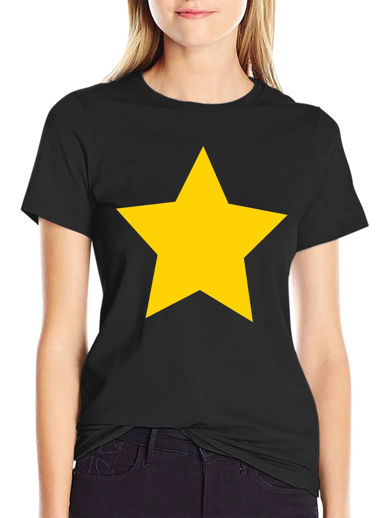 Star Graphic T-Shirt - Black