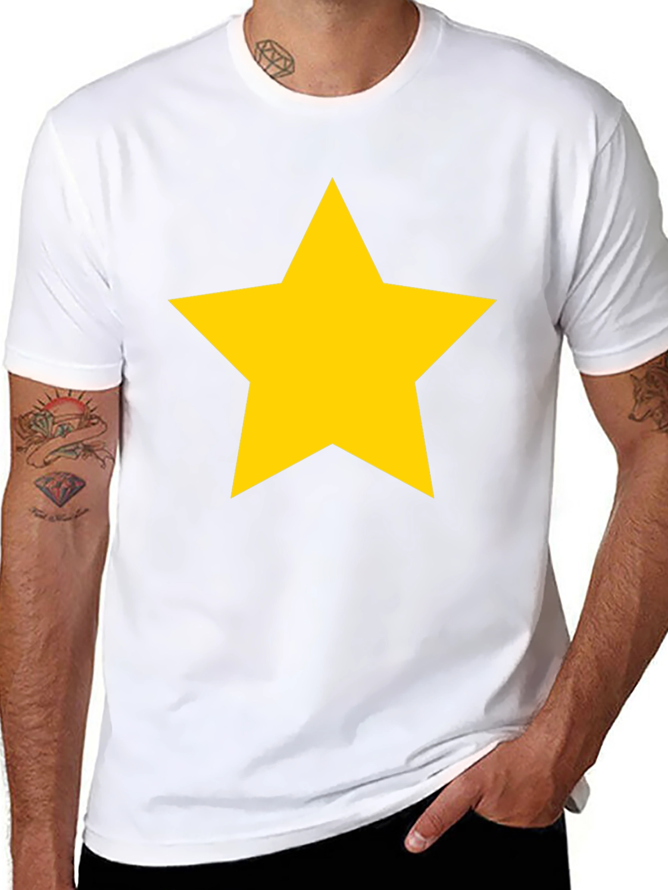 Star Graphic T-Shirt - Black