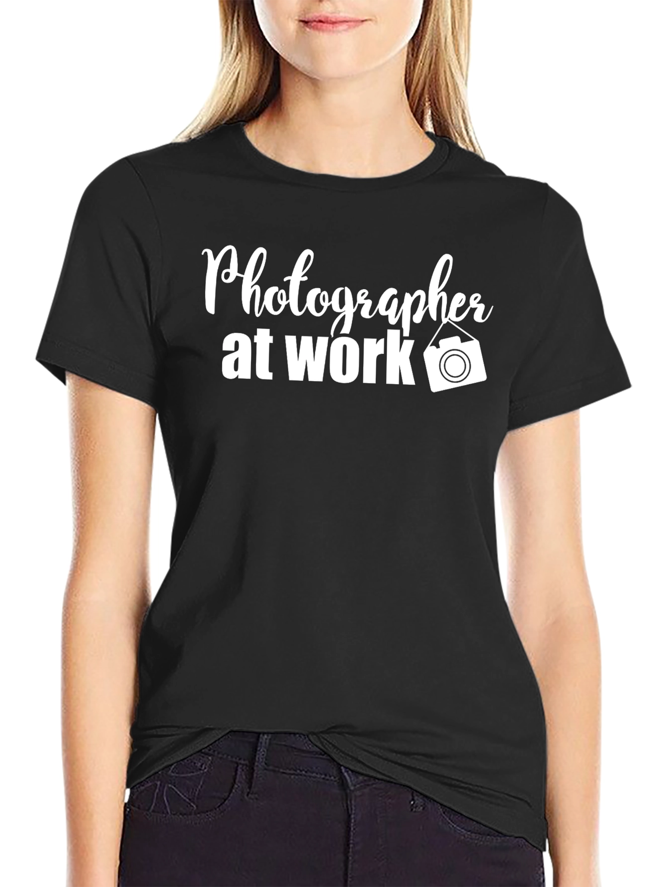 Photographer at Work Graphic Tee
