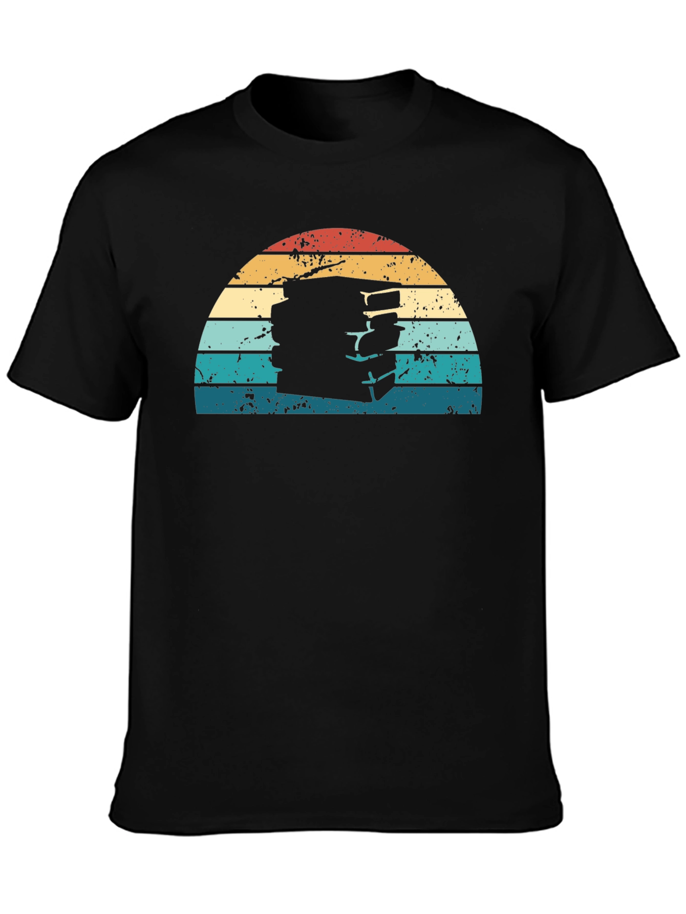Retro Books Sunset Graphic Tee