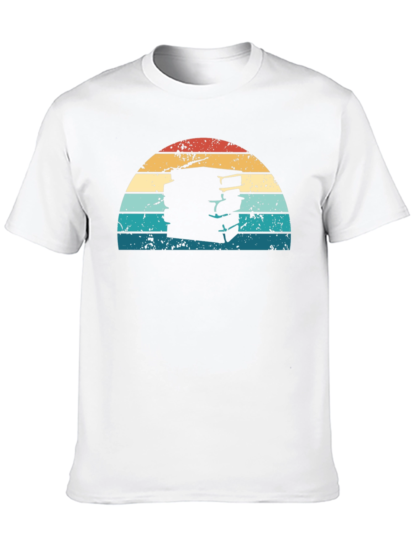 Retro Books Sunset Graphic Tee