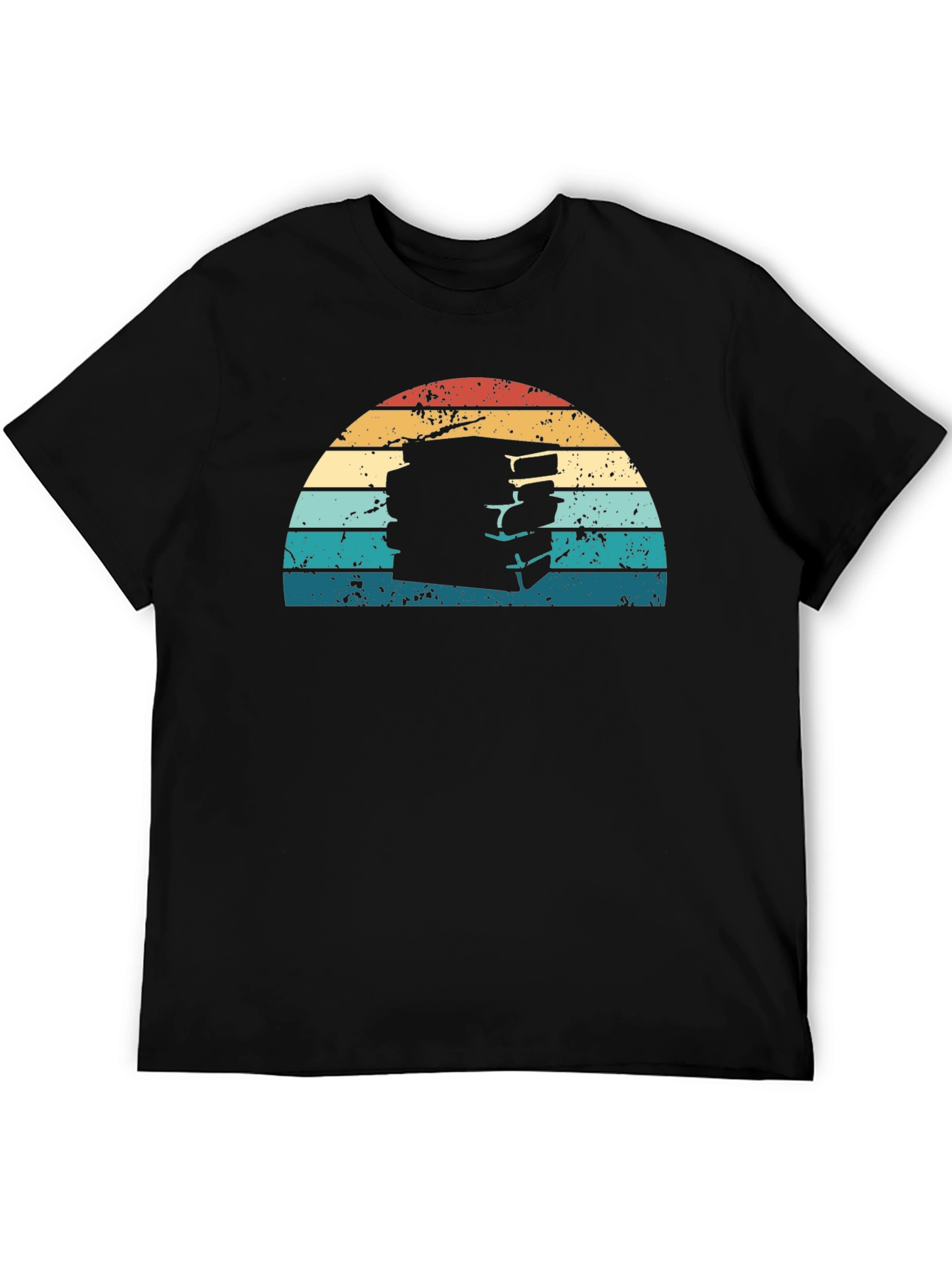 Retro Books Sunset Graphic Tee