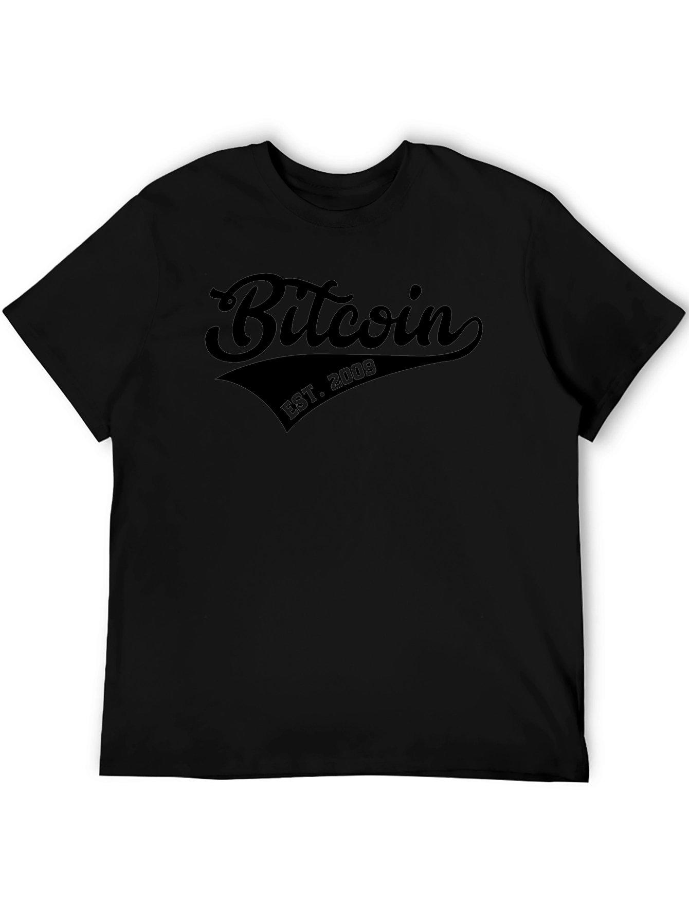 Bitcoin EST. 2009 Black T-Shirt