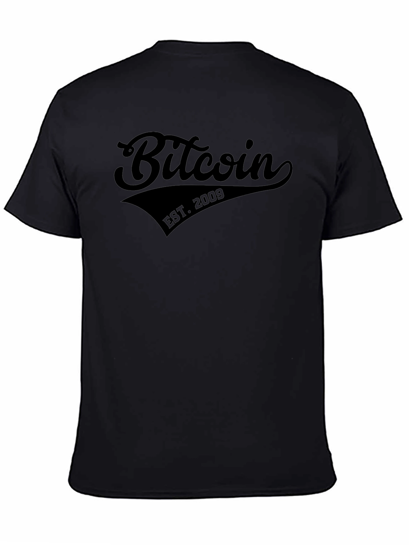 Bitcoin EST. 2009 Black T-Shirt