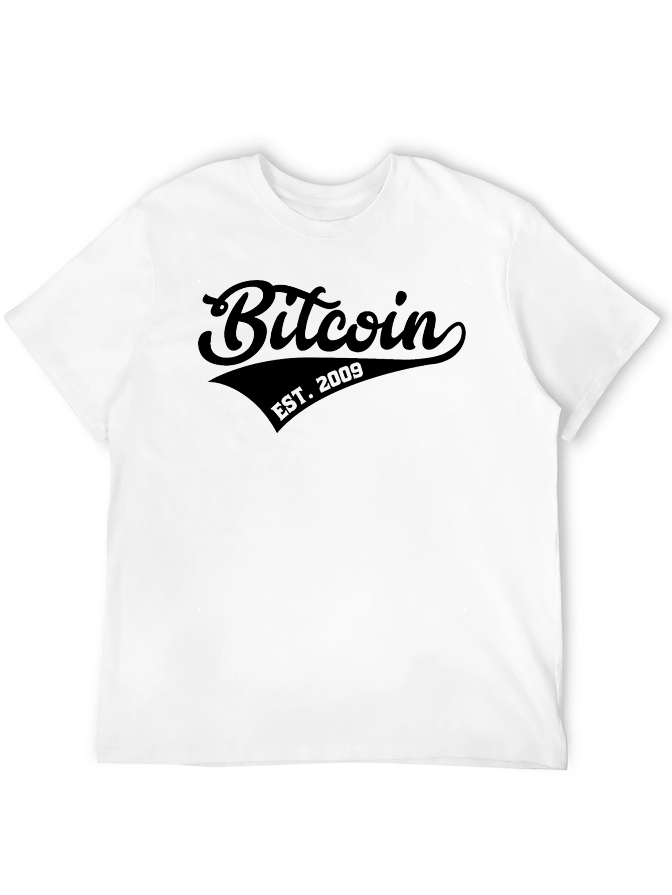 Bitcoin EST. 2009 Black T-Shirt