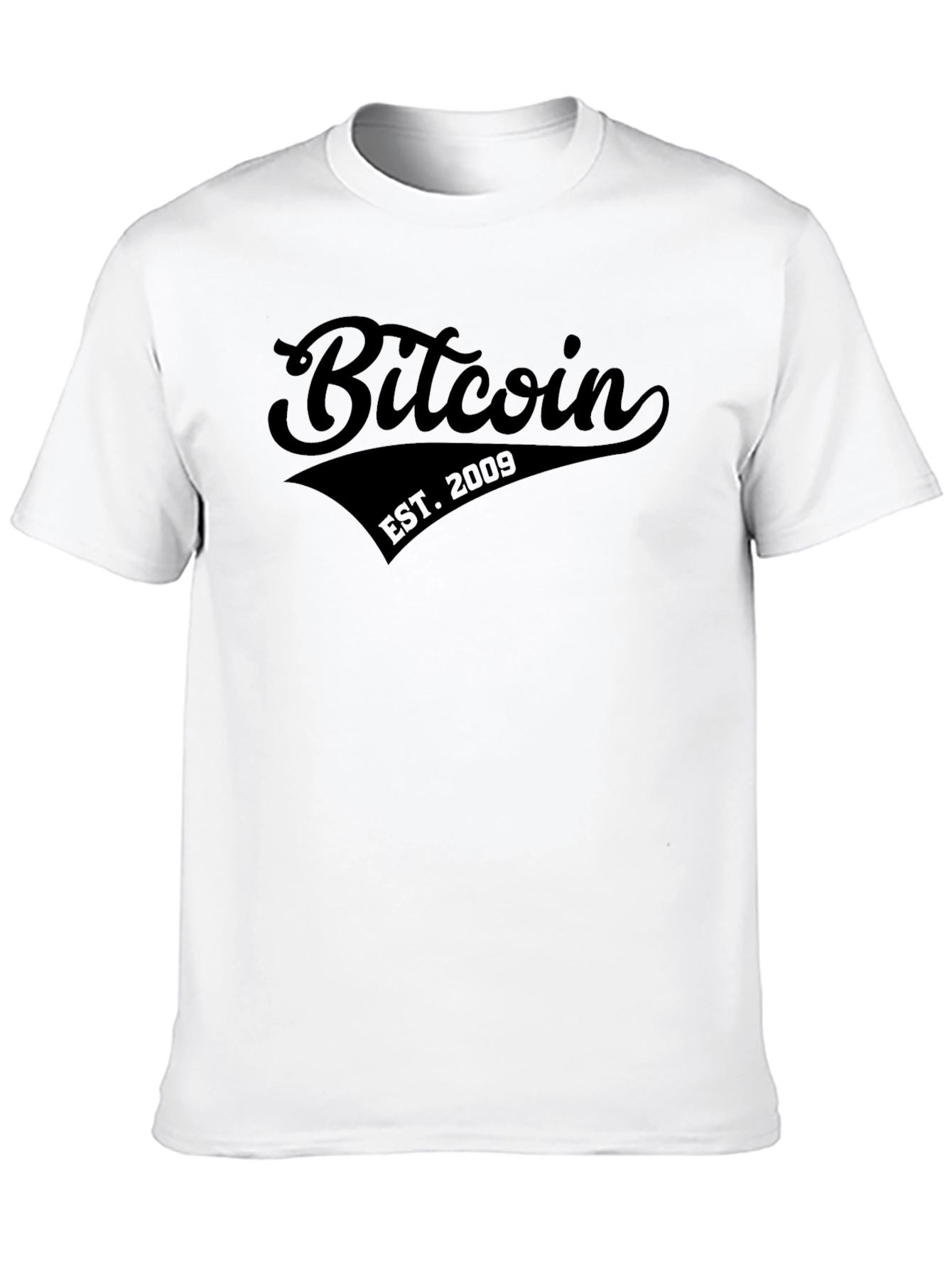 Bitcoin EST. 2009 Black T-Shirt