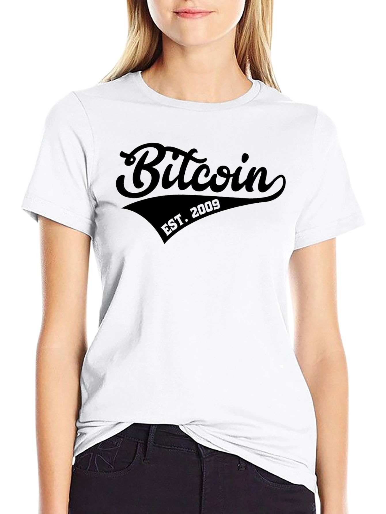 Bitcoin EST. 2009 Black T-Shirt