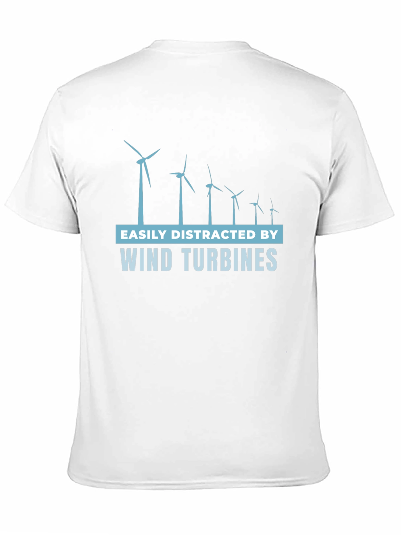 Easily Distracted Wind Turbine T-Shirt