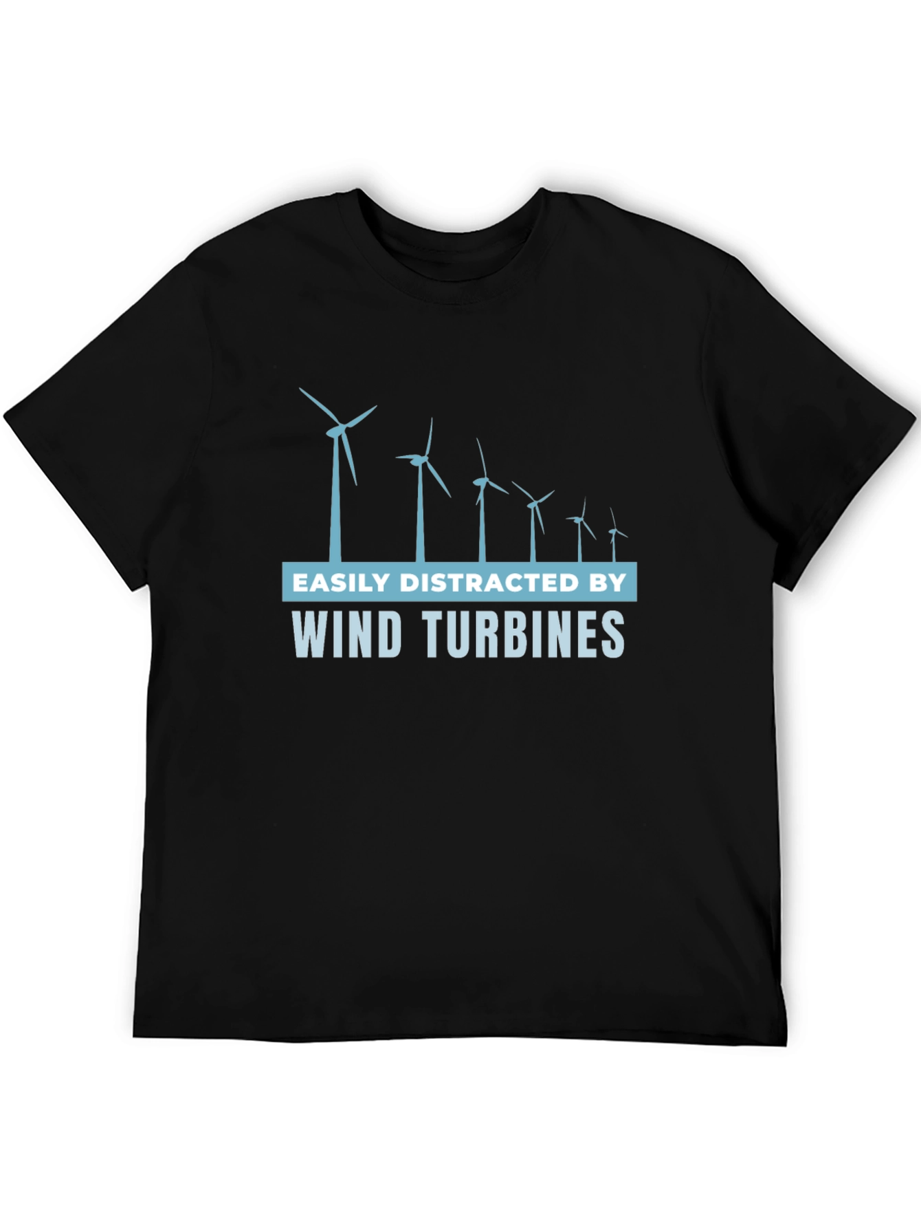 Easily Distracted Wind Turbine T-Shirt