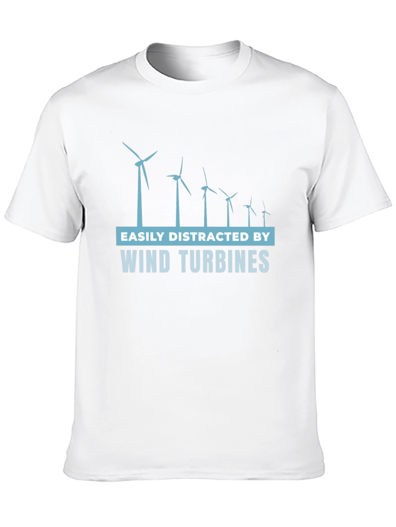 Easily Distracted Wind Turbine T-Shirt