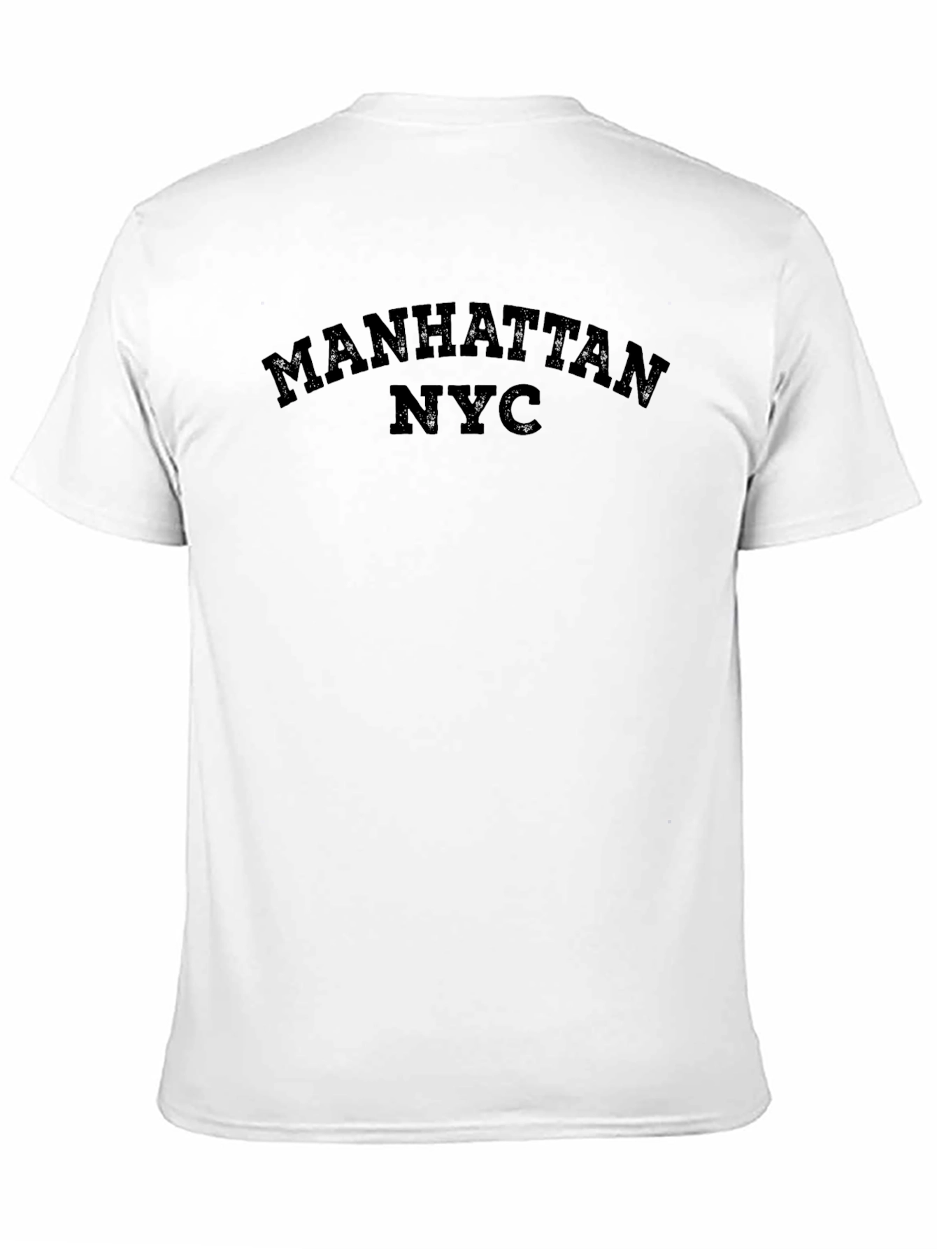 Manhattan NYC Black Graphic Tee