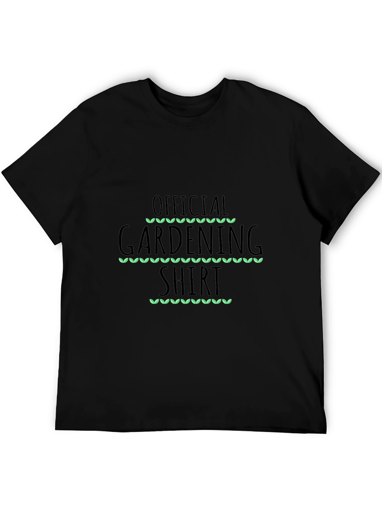 Official Gardening Shirt - Black Cotton Tee