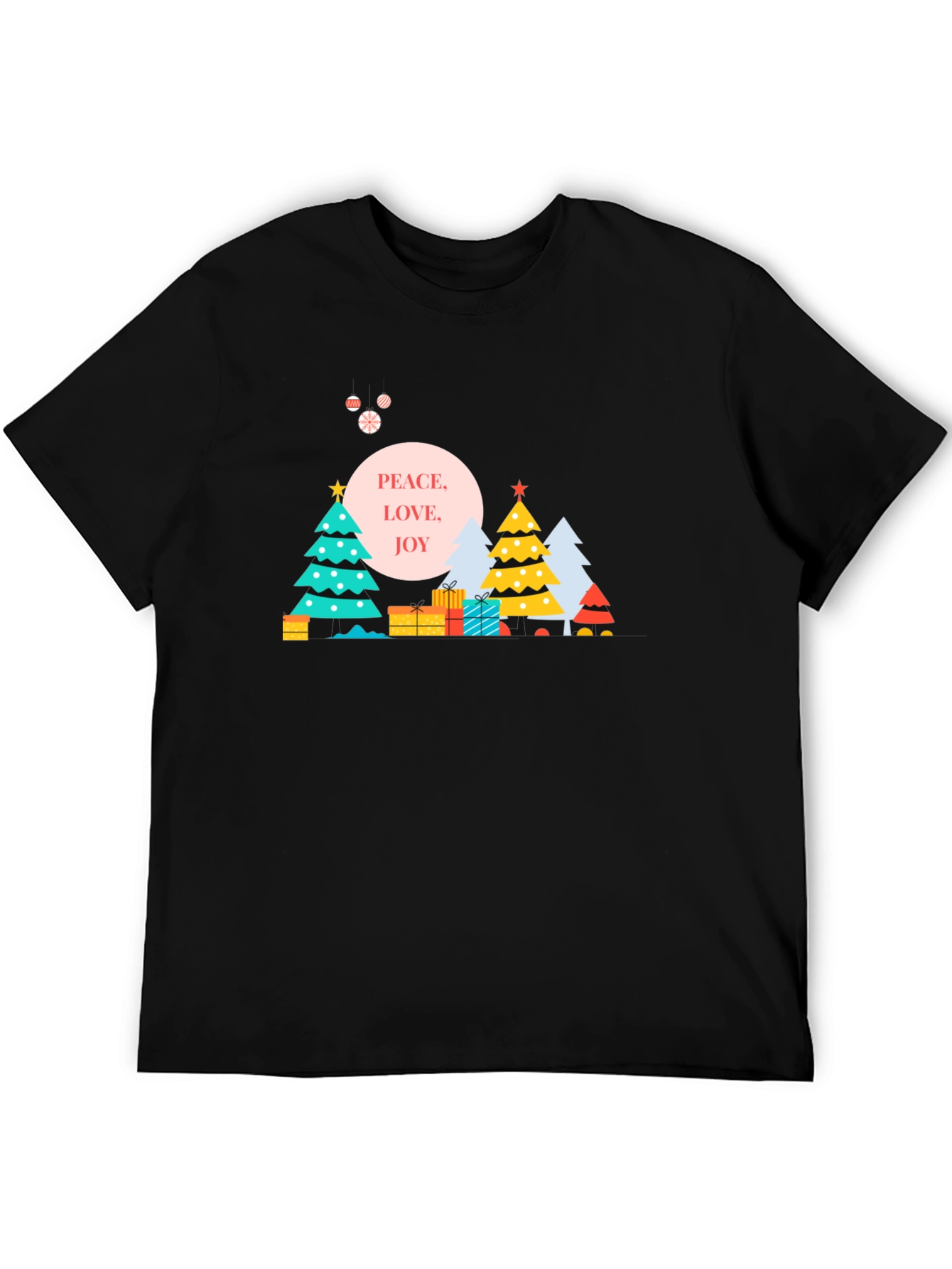 Holiday Peace Love Joy Graphic Tee