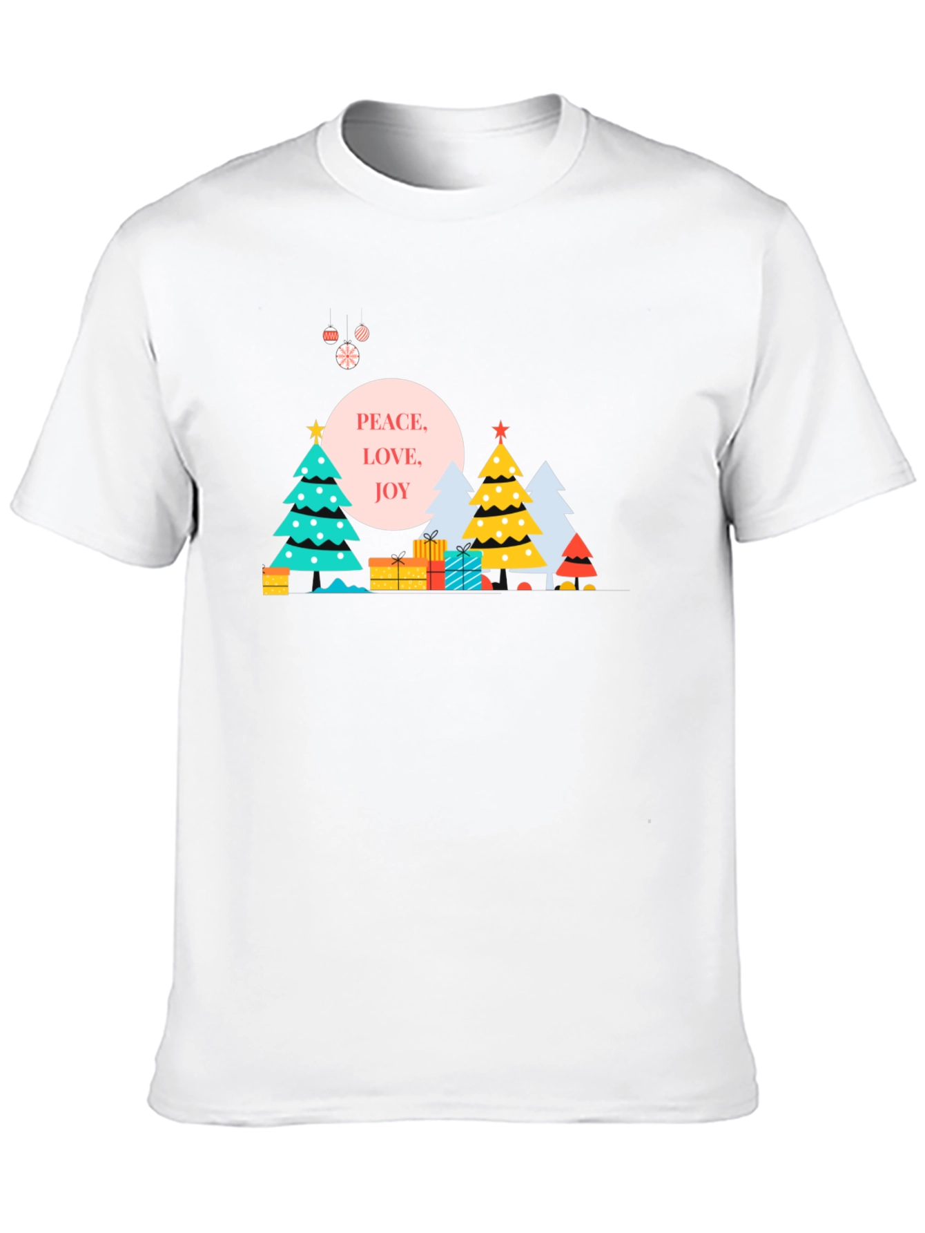 Holiday Peace Love Joy Graphic Tee