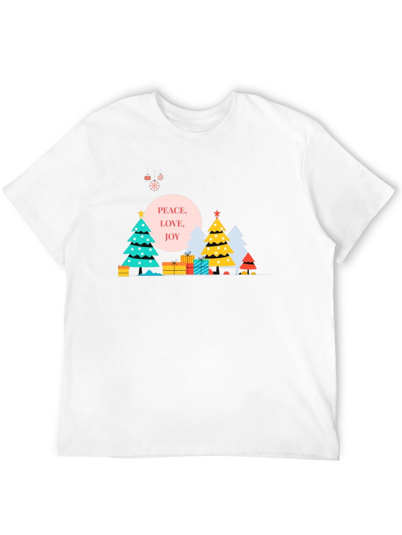 Holiday Peace Love Joy Graphic Tee