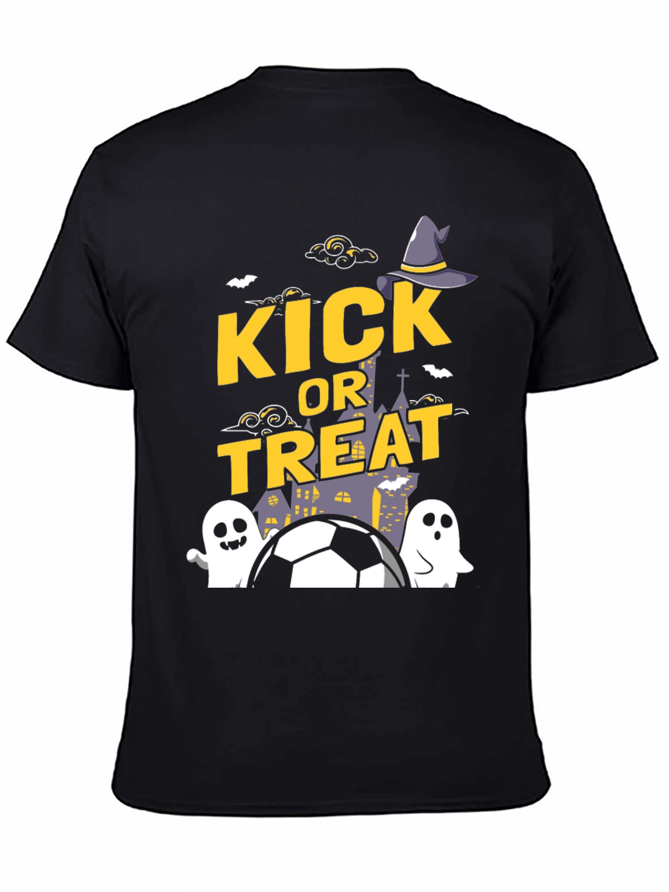 Kick or Treat Halloween Soccer T-Shirt