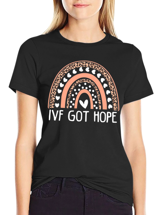 IVF Got Hope Rainbow Graphic T-Shirt