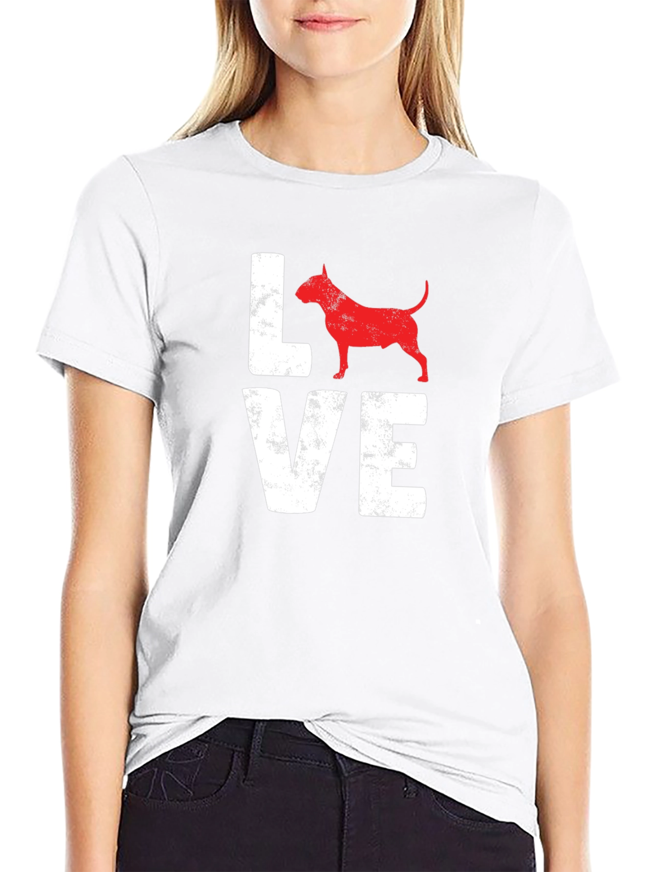 Love Bull Terrier Graphic Tee