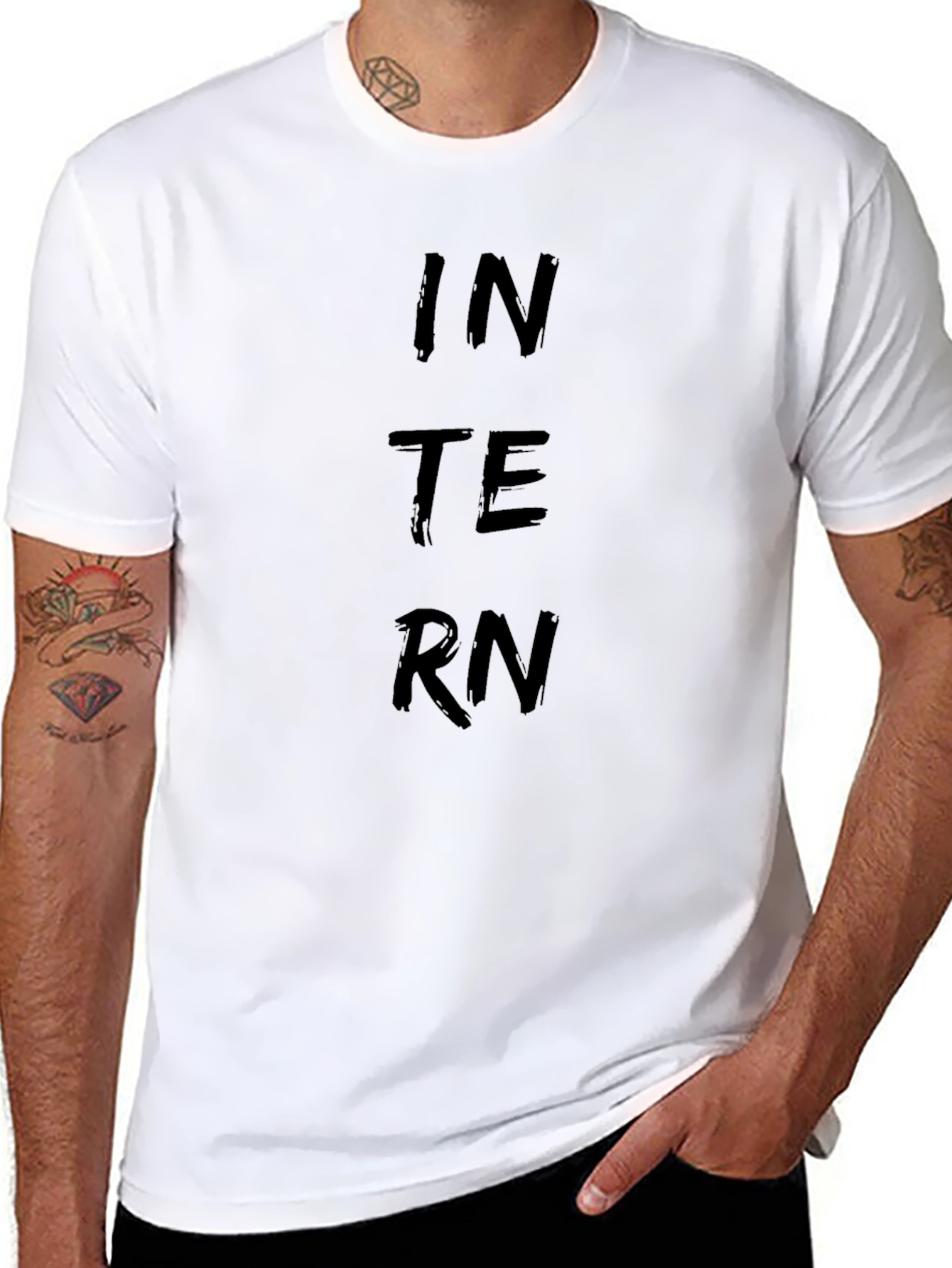 Intern Graphic T-Shirt - Soft Cotton Tee