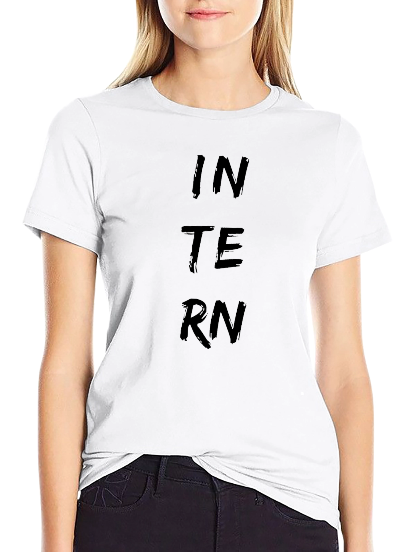 Intern Graphic T-Shirt - Soft Cotton Tee
