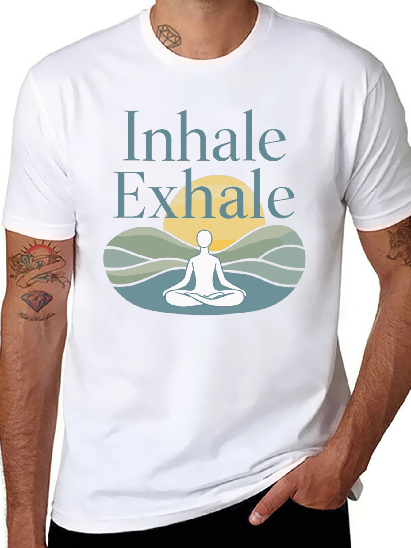 Inhale Exhale Graphic T-Shirt