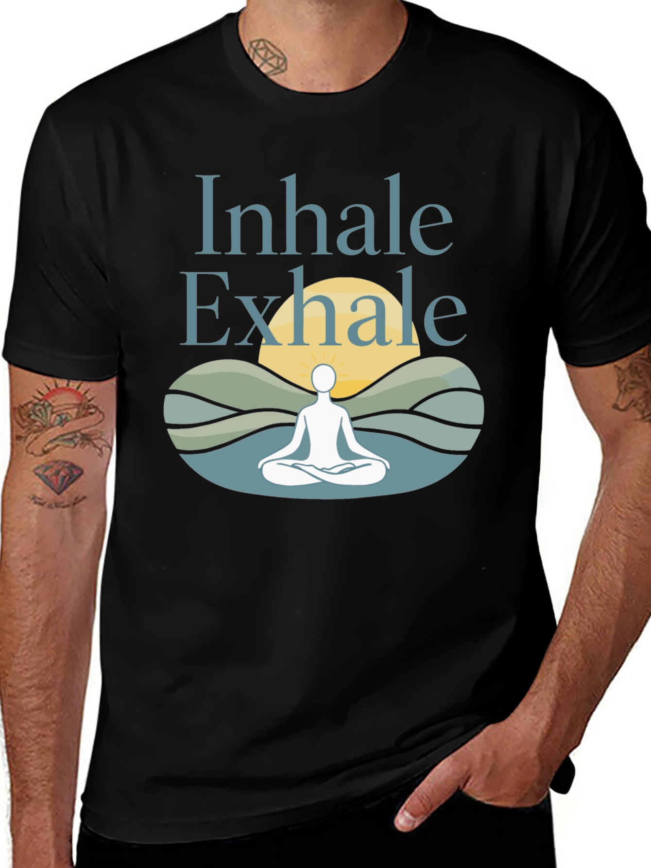 Inhale Exhale Graphic T-Shirt