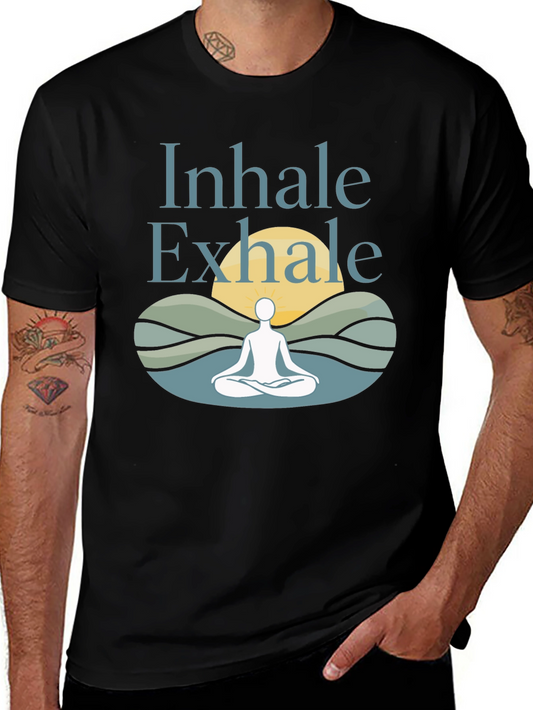 Inhale Exhale Graphic T-Shirt