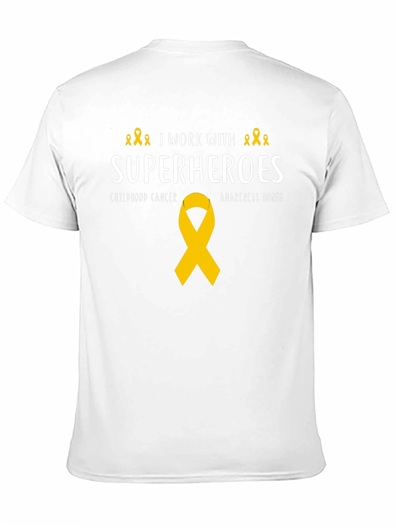 Childhood Cancer Awareness Superhero T-Shirt