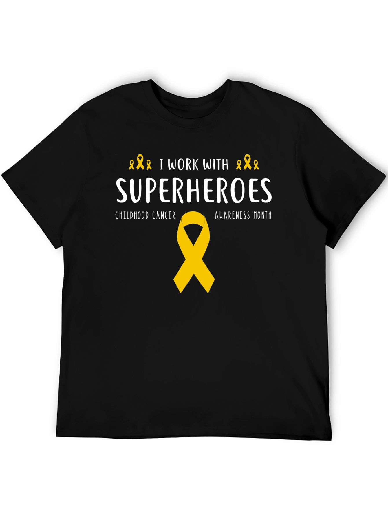 Childhood Cancer Awareness Superhero T-Shirt