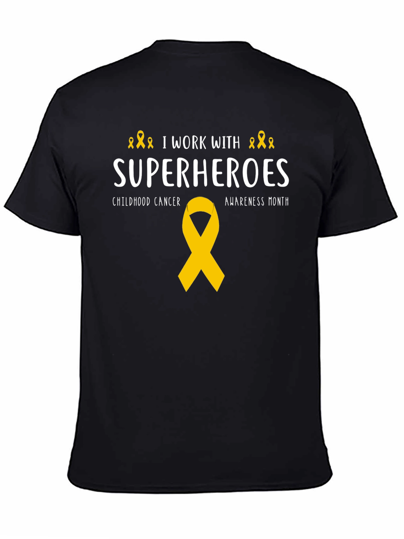 Childhood Cancer Awareness Superhero T-Shirt