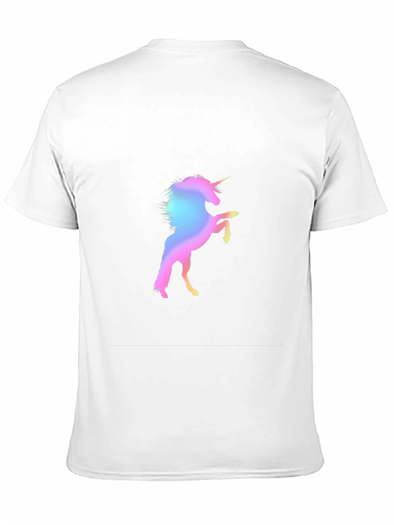 Unicorn Graphic Print Black T-Shirt