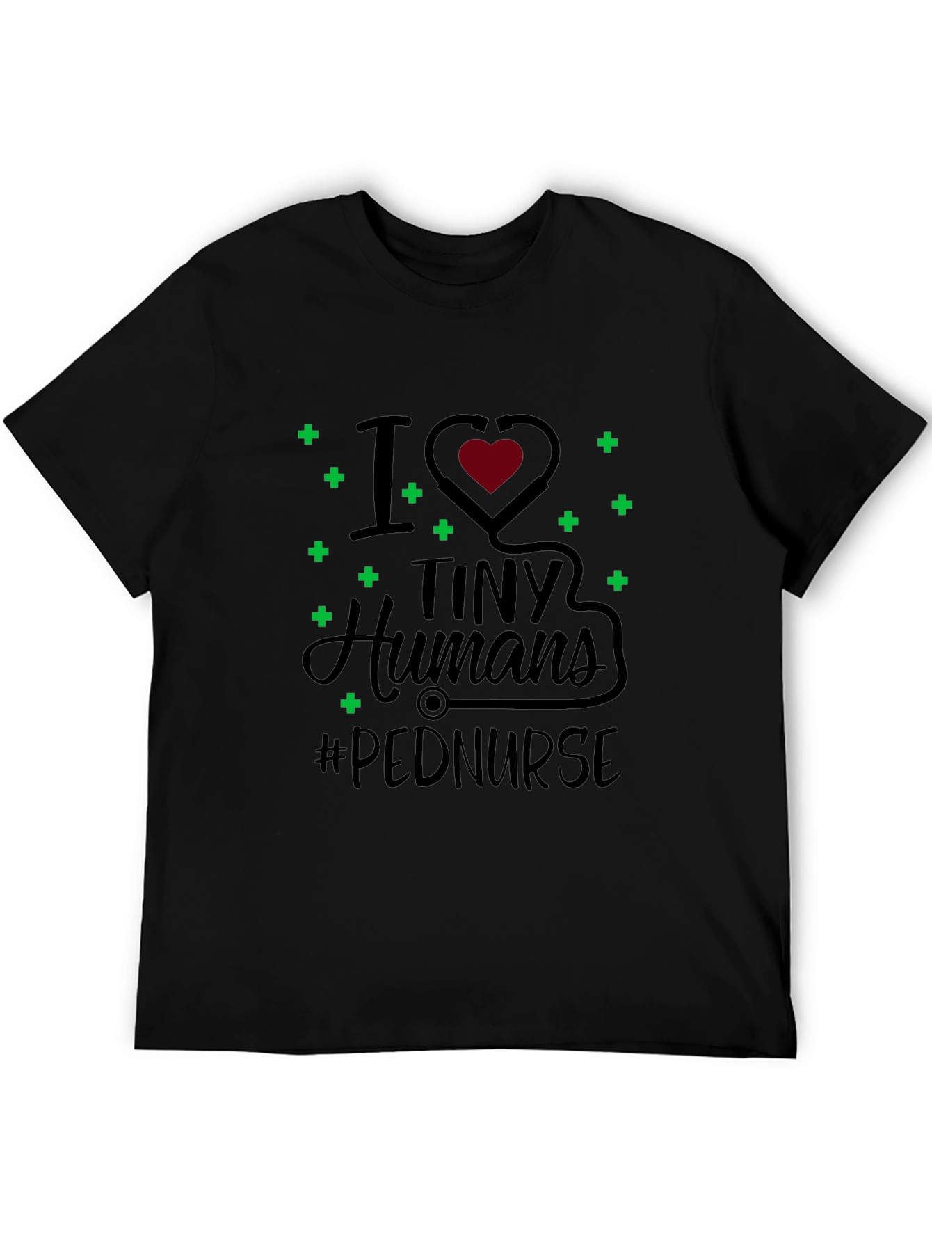 Pediatric Nurse I Love Tiny Humans Graphic Tee