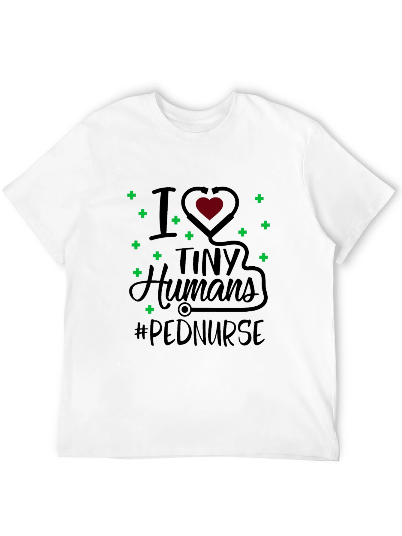 Pediatric Nurse I Love Tiny Humans Graphic Tee