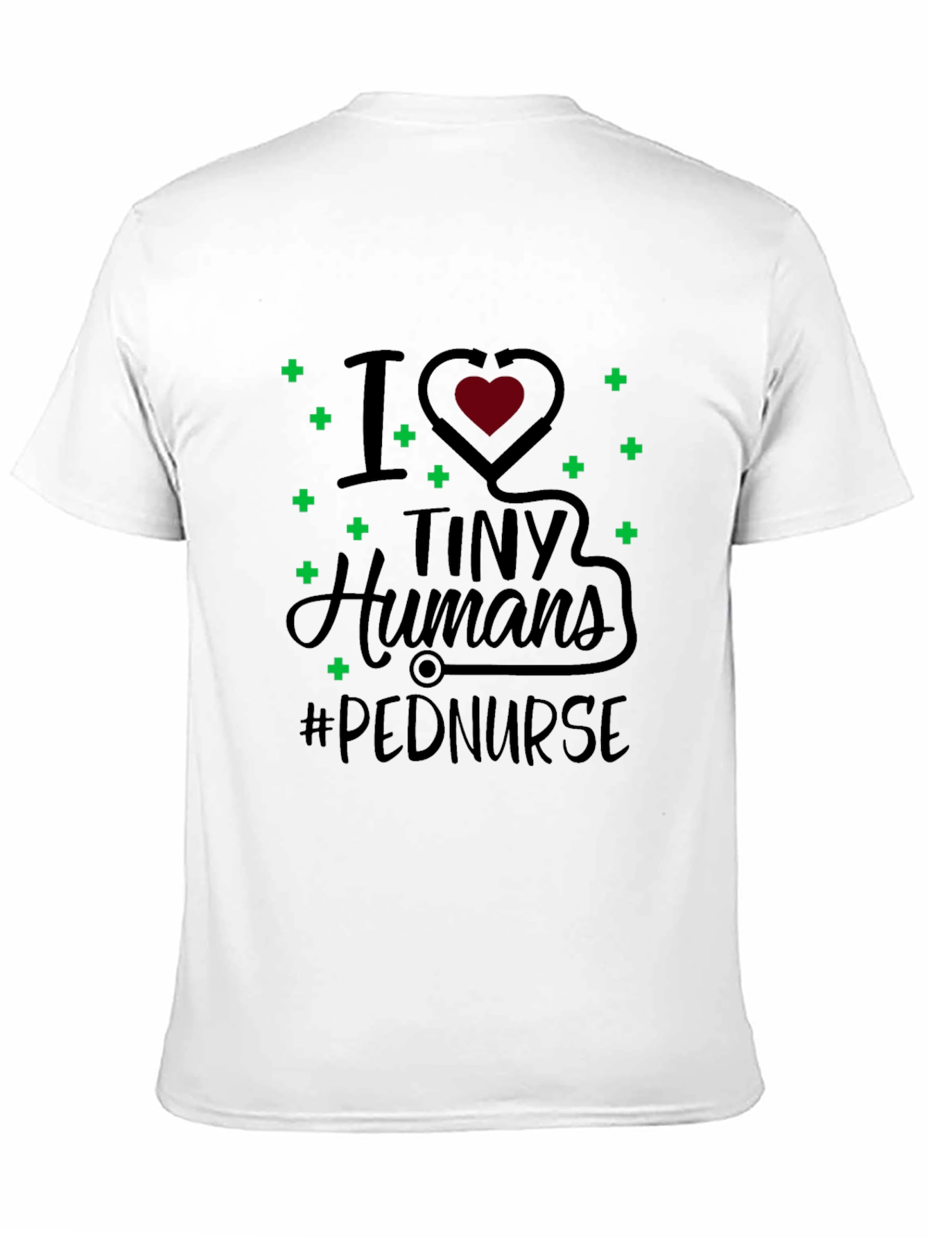 Pediatric Nurse I Love Tiny Humans Graphic Tee