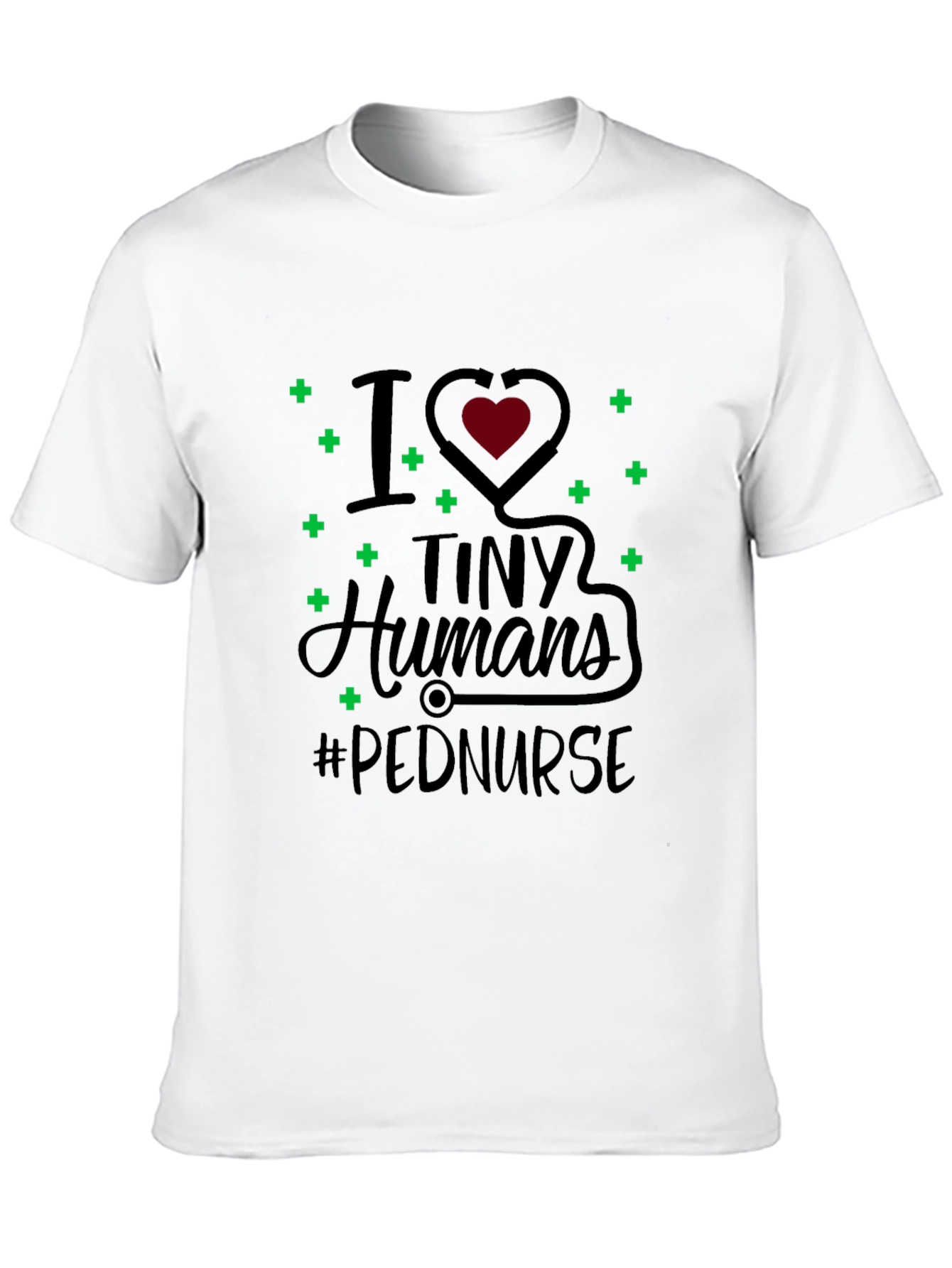 Pediatric Nurse I Love Tiny Humans Graphic Tee