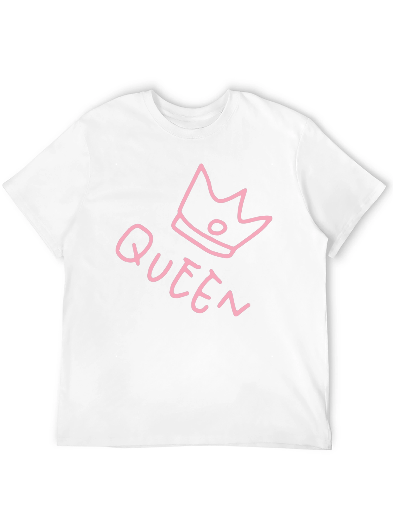 Queen Crown Graphic Tee - Black
