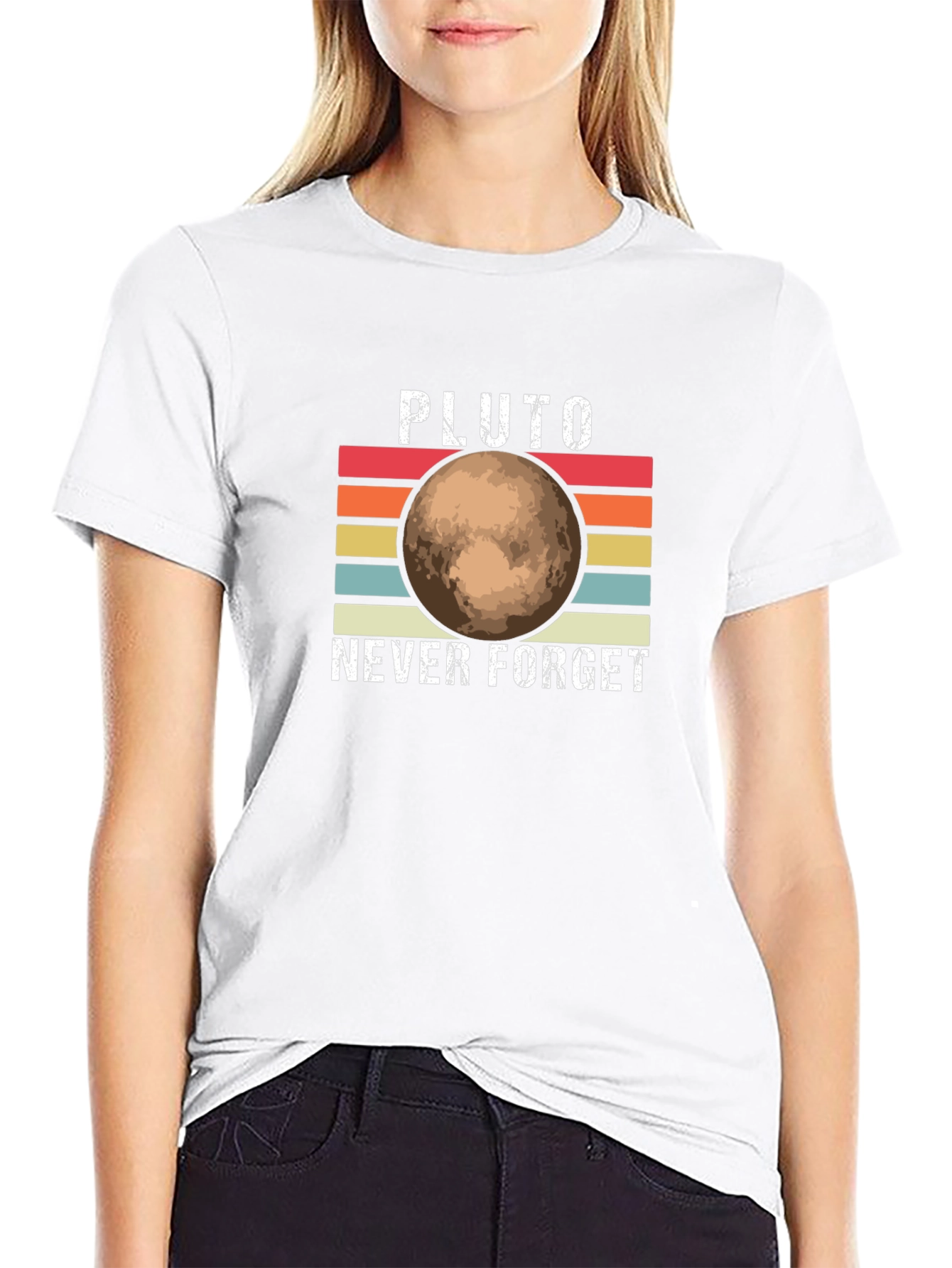 Pluto Never Forget Graphic Tee