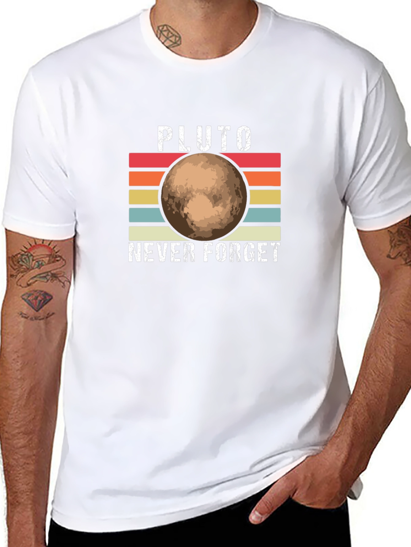 Pluto Never Forget Graphic Tee