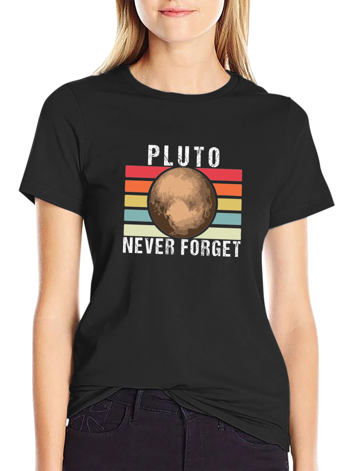 Pluto Never Forget Graphic Tee