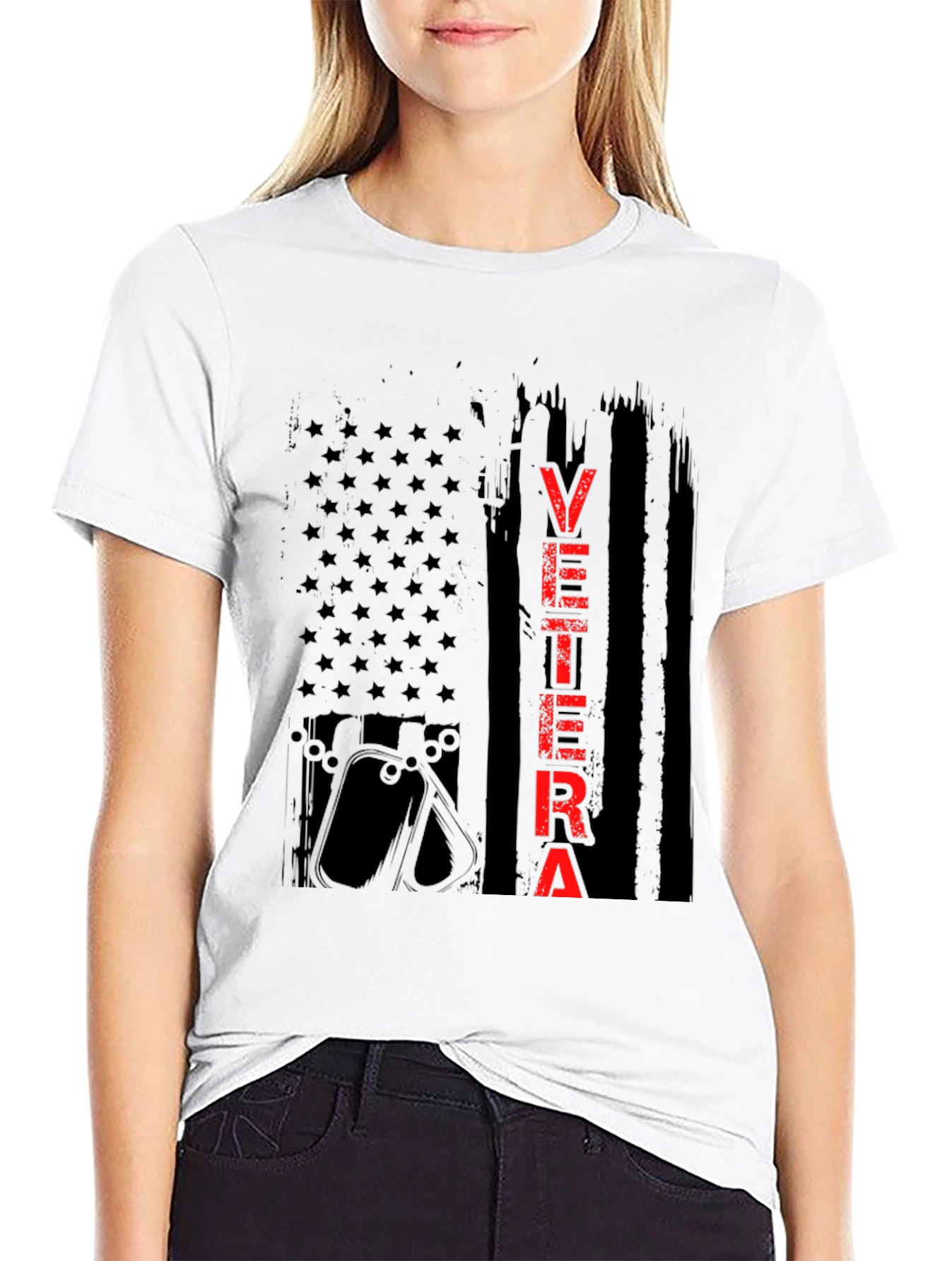 Veteran Flag T-Shirt - Patriotic Graphic Tee