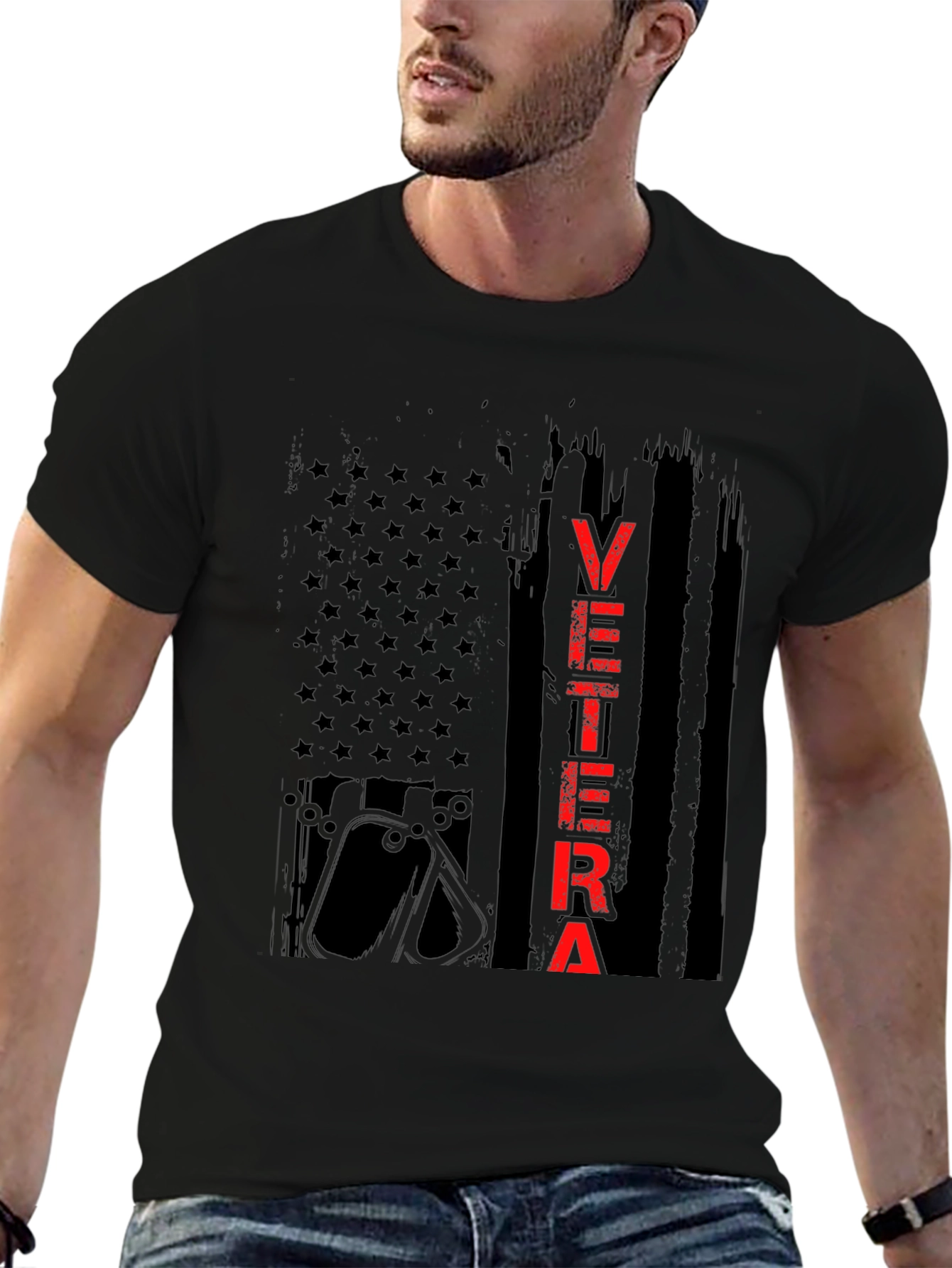 Veteran Flag T-Shirt - Patriotic Graphic Tee