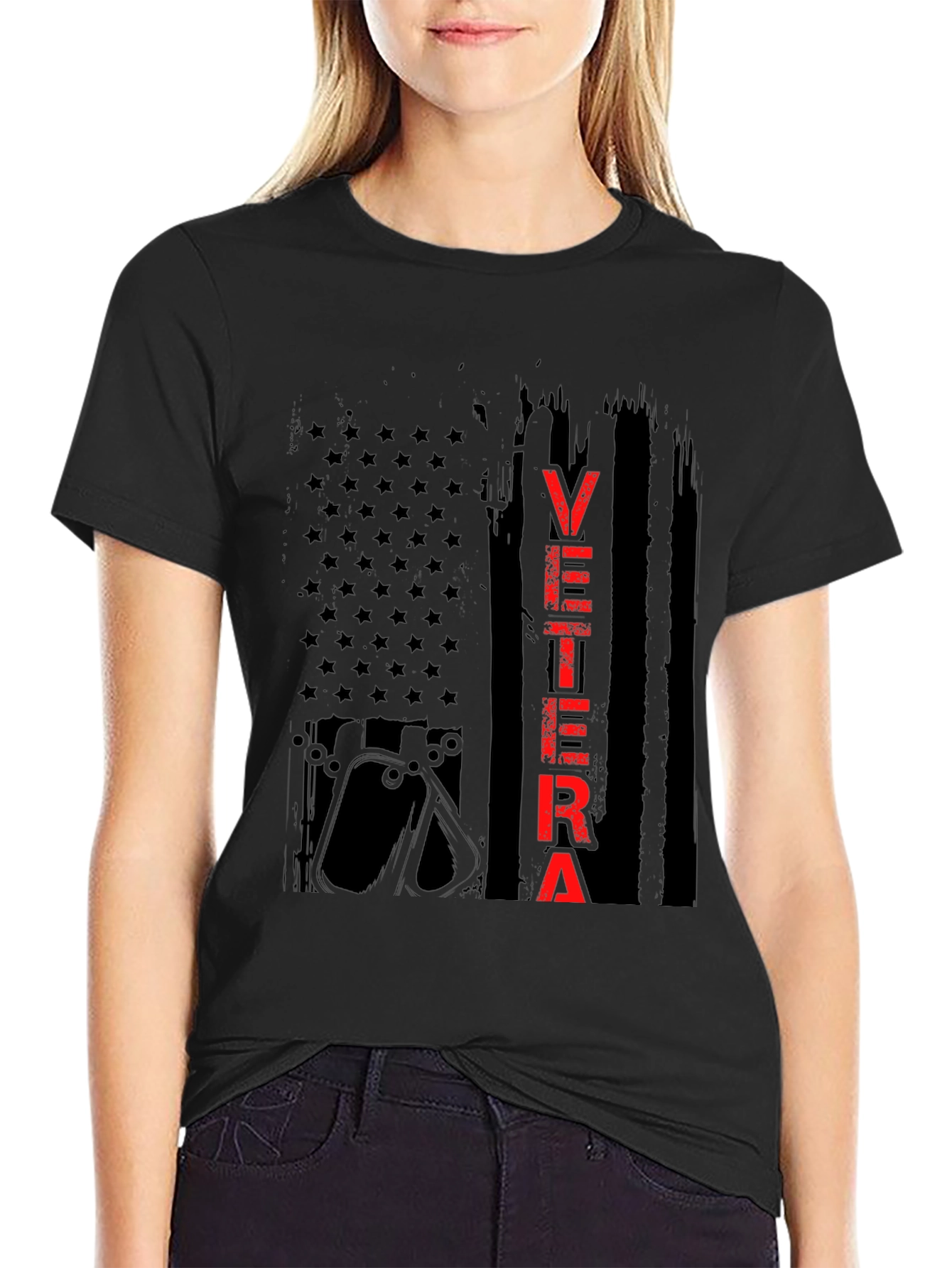Veteran Flag T-Shirt - Patriotic Graphic Tee